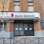 Fachada del Instituto de Formación Profesional Martin Nadaud, en el distrito XX de París