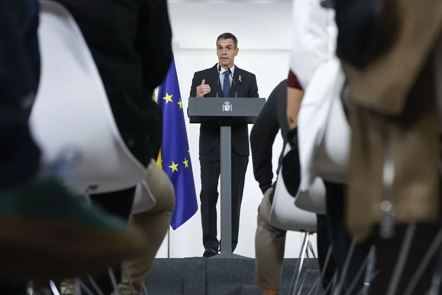 El presidente del gobierno Pedro Sánchez,