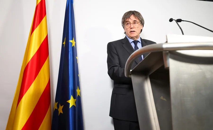 El expresidente de la Generalitat de Cataluña, Carles Puigdemont