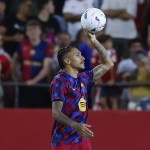 El delantero del Barcelona Raphinha