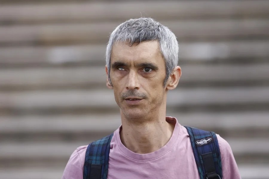 Roger Español (i), el votante del referéndum que perdió un ojo por la actuación policial