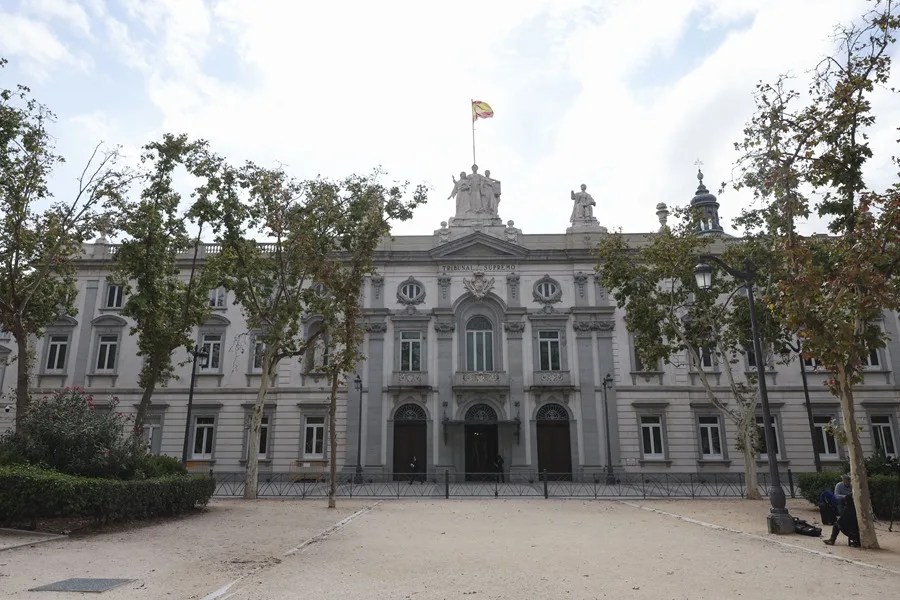 Fachada del Tribunal Supremo.