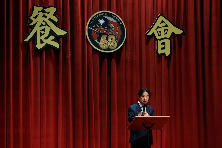El presidente de Taiwán, Lai Ching-te.