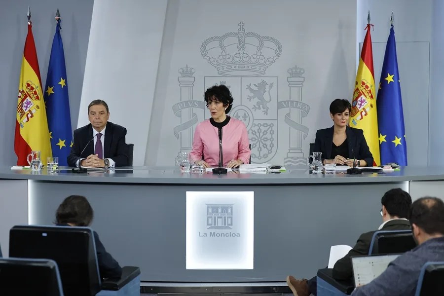 Rueda de prensa posterior al Consejo de Ministros este martes
