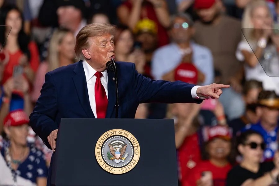 El presidente de EE.UU, Donald Trump.