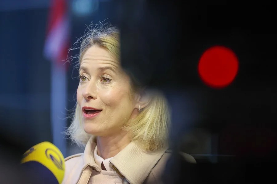 La Alta representante de la UE, Kaja Kallas, hoy en Luxemburgo, hoy en Luxemburgo