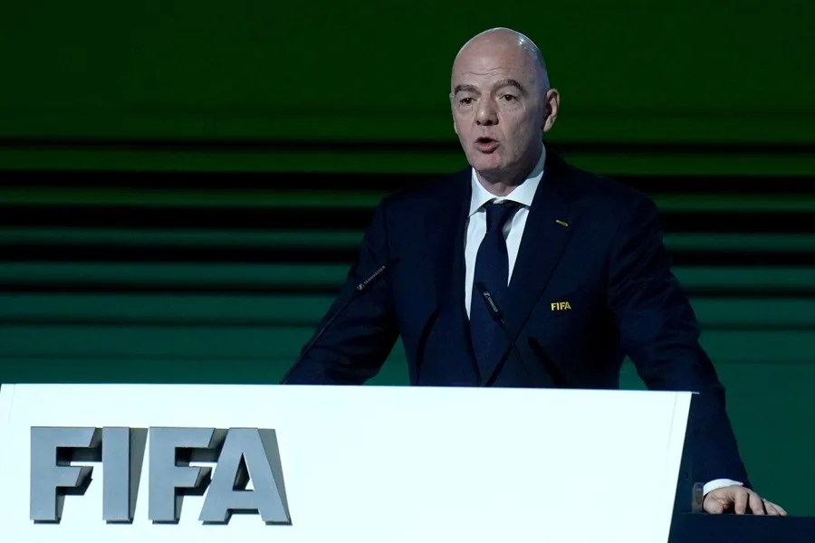 El presidente de la FIFA, Gianni Infantino.