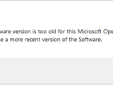 This Software Version Too Old For This Microsoft Operating System
