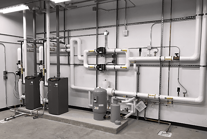 Mechanical Systems - HE Boilers and EC
M Pumps