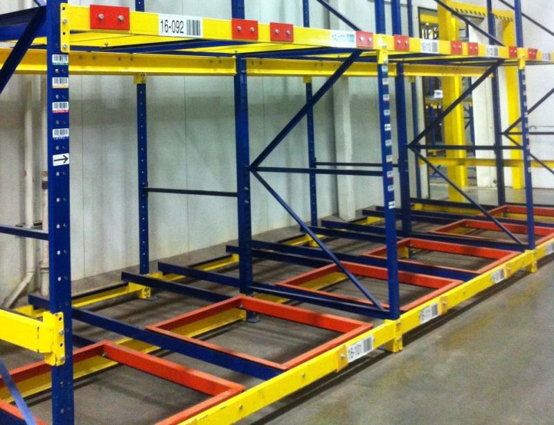 Pushback Racking Efficient Storage Solutions - City Art Collection - Mobile Quality