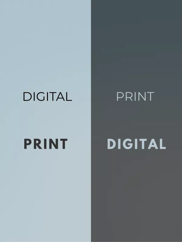 Cohérence des messages entre supports print et digital grâce au copywriting stratégique.