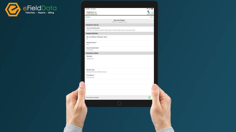 Field Data Collection Metafield Demo Construction Materials Testing - Download Beautiful Dark Design | High Resolution