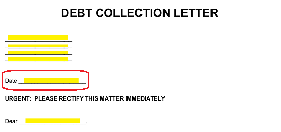 Free Debt Collections Letter Template Sample Word Pdf Eforms Free Fillable Forms