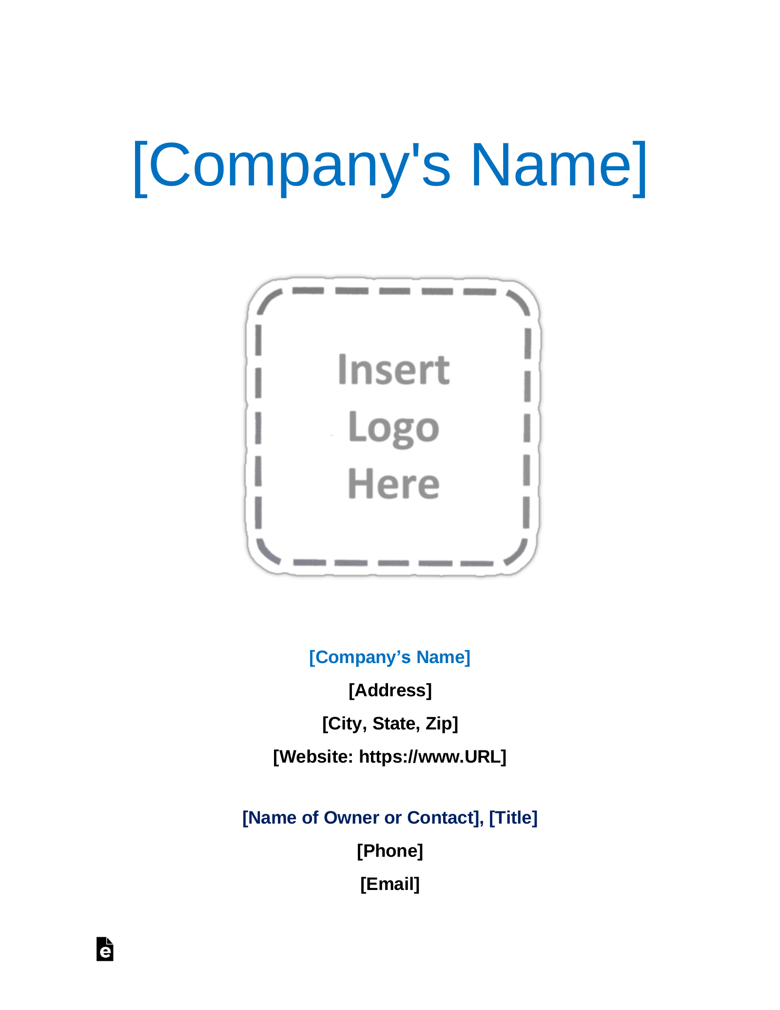 Free Business Plan Templates Word Pdf Eforms Free Fillable Forms