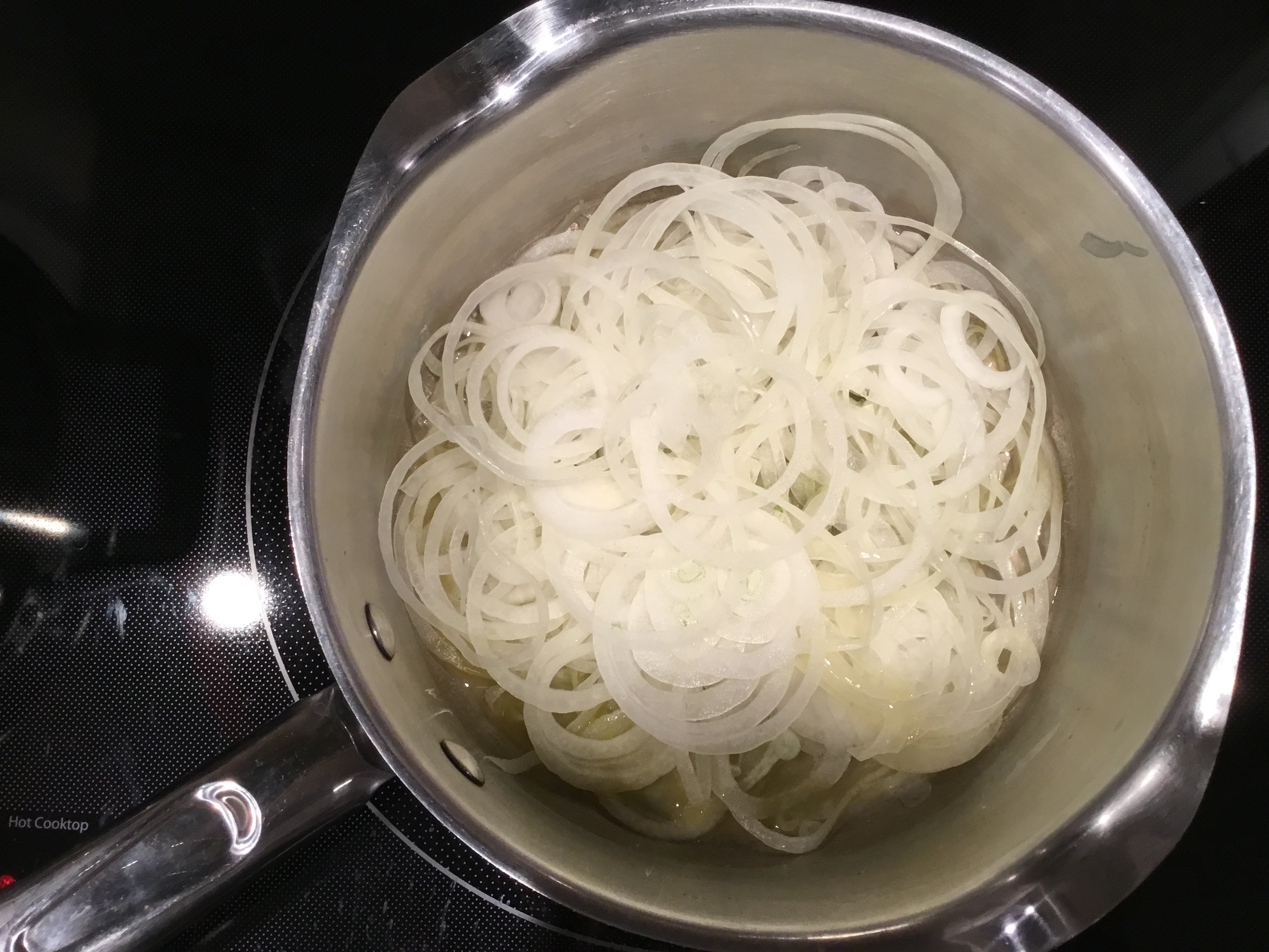 cook onions in butter