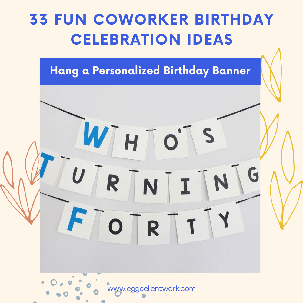 33 fun coworker birthday celebration ideas in the office that will
