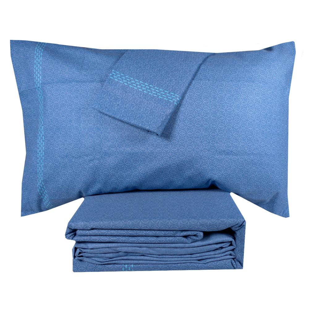 Marca zucchi collezione easy chic art. Lenzuola Matrimoniali Flanella Di Cotone Zucchi Invernale Gate B1 Blu