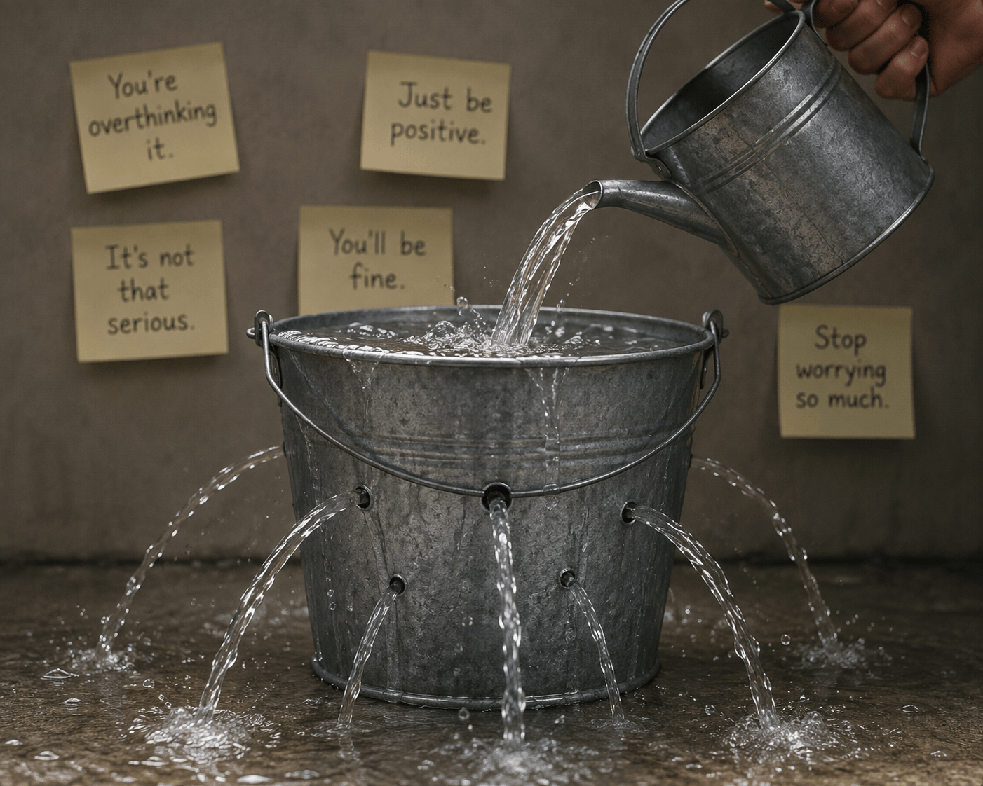 Overflowing Advice Bucket