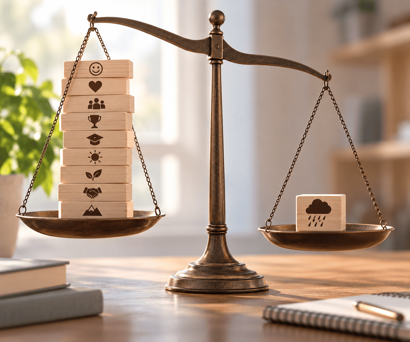 Positive and Negative Balance