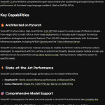 TensorRT-LLM NVIDIA AI推理優化工具