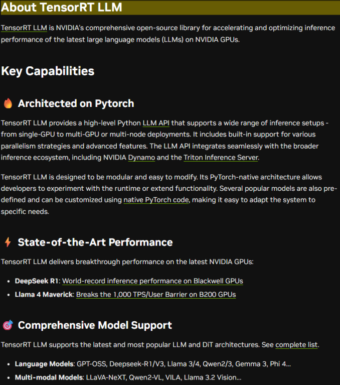 TensorRT-LLM NVIDIA開源AI推理優化工具,讓你的模型速度翻倍 1 TensorRT-LLM NVIDIA AI推理優化工具