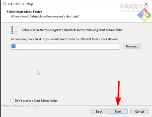 Git 安裝,Windows 版本控制工具環境設定細節【教學】 6 Git Start Menu Folder