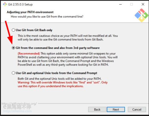 Git 安裝,Windows 版本控制工具環境設定細節【教學】 9 Git PATH變數可透過其他軟體呼叫