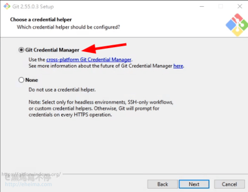 Git 安裝,Windows 版本控制工具環境設定細節【教學】 15 設定Git登入憑證管理工具