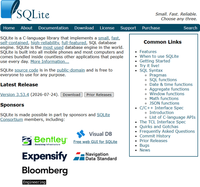 SQLite輕量級資料庫工具