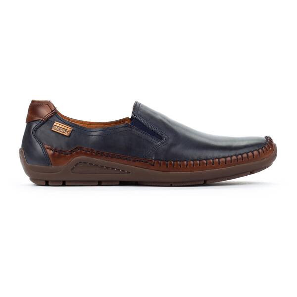 Pikolinos Azores Blue Leather Slip On