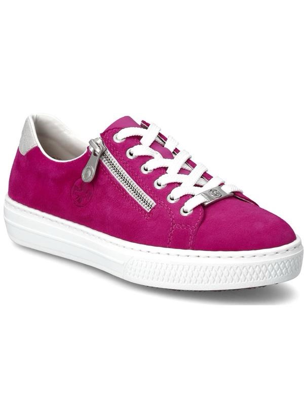 Rieker Fuchsia Lace Sneaker
