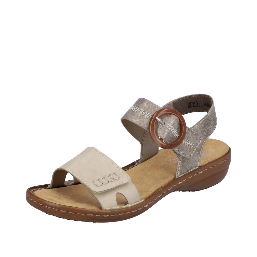 Rieker Natural Velcro Sandal