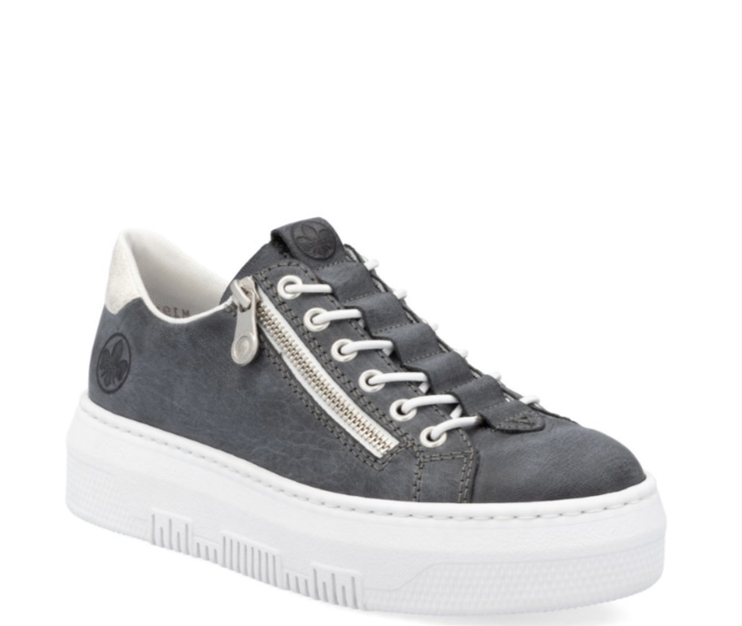 Rieker Navy Zip Trainer