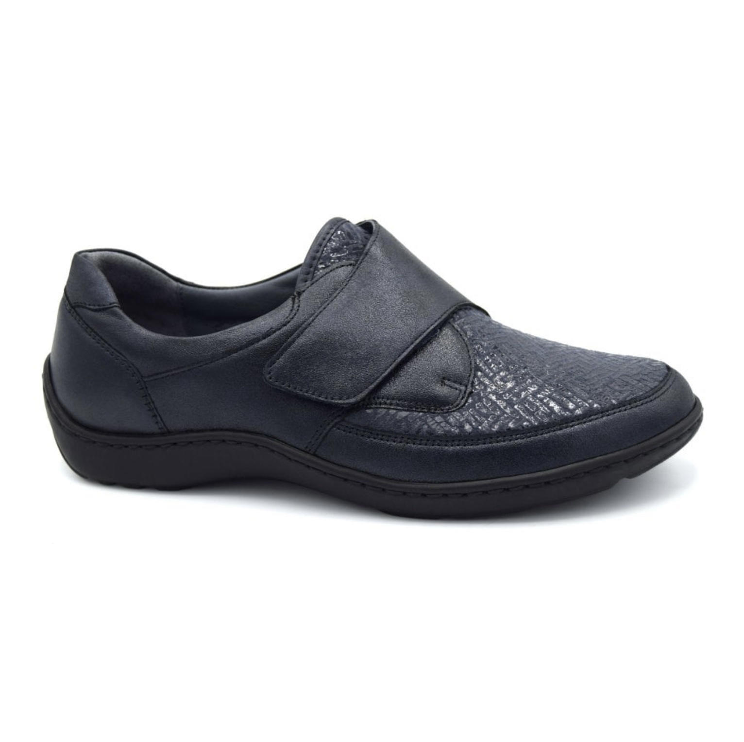 Waldlaufer Navy Velcro Shoe