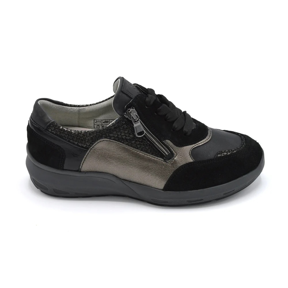 Waldlaufer M-Tonia Black Lace Shoe