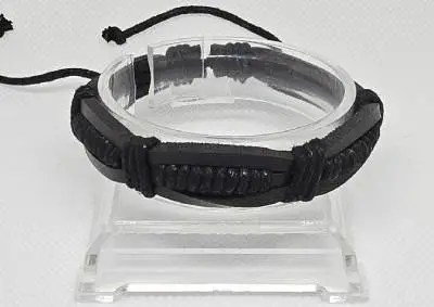 PU-Leer Armband Zwart