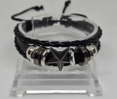 PU-Leer Armband Ster