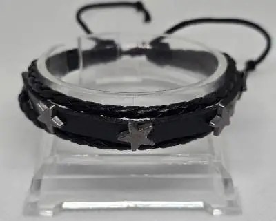 PU-Leer Armband Sterren