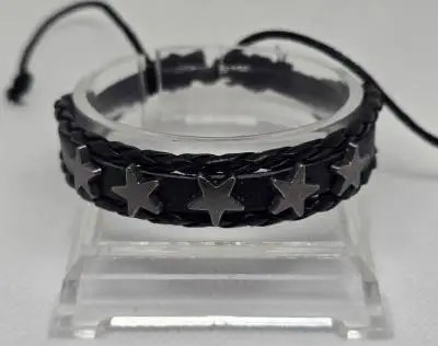 PU-Leer Armband Sterren