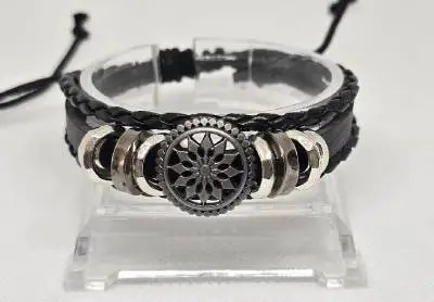 PU-Leer Armband Zonnebloem
