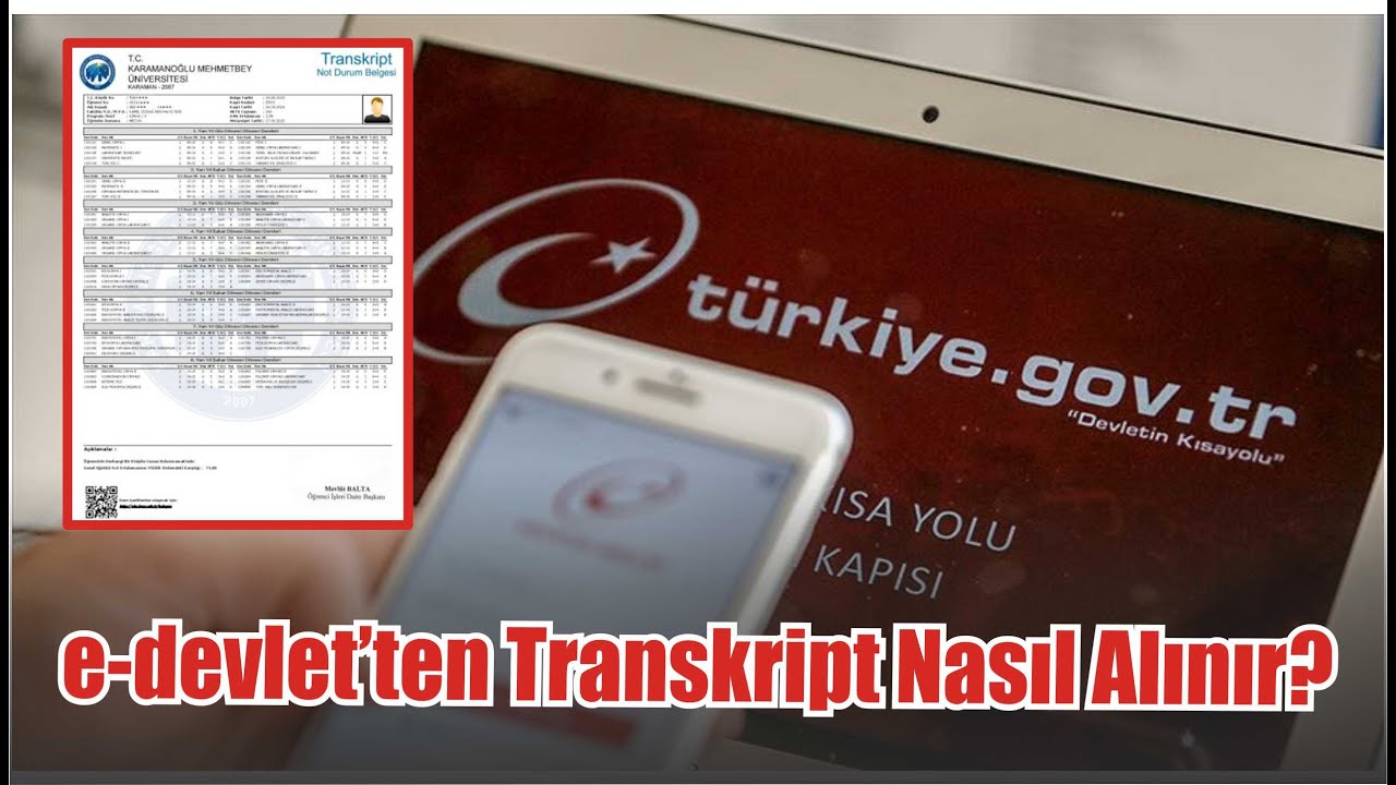 TRANSKİRPT BELGESİ NASIL  ALINIR E DEVLETTEN TRANSKRİPT BELGESİ OLUŞTURMA