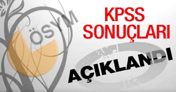 2021 KPSS SONUÇLARI AÇIKLANDI