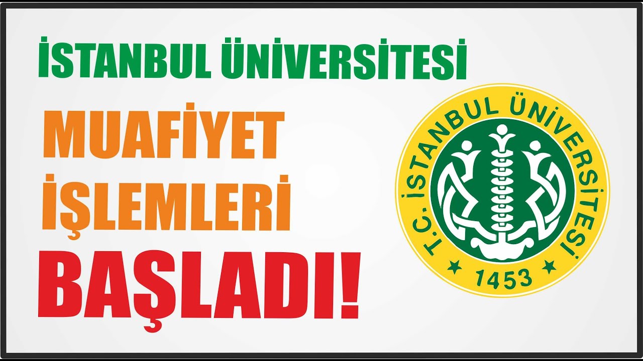 2021 MUAFİYE İŞLEMLERİ BAŞLADI ÜNİVERSİTELERDE MUAFİYET NASIL YAPILIR? AUZEF
