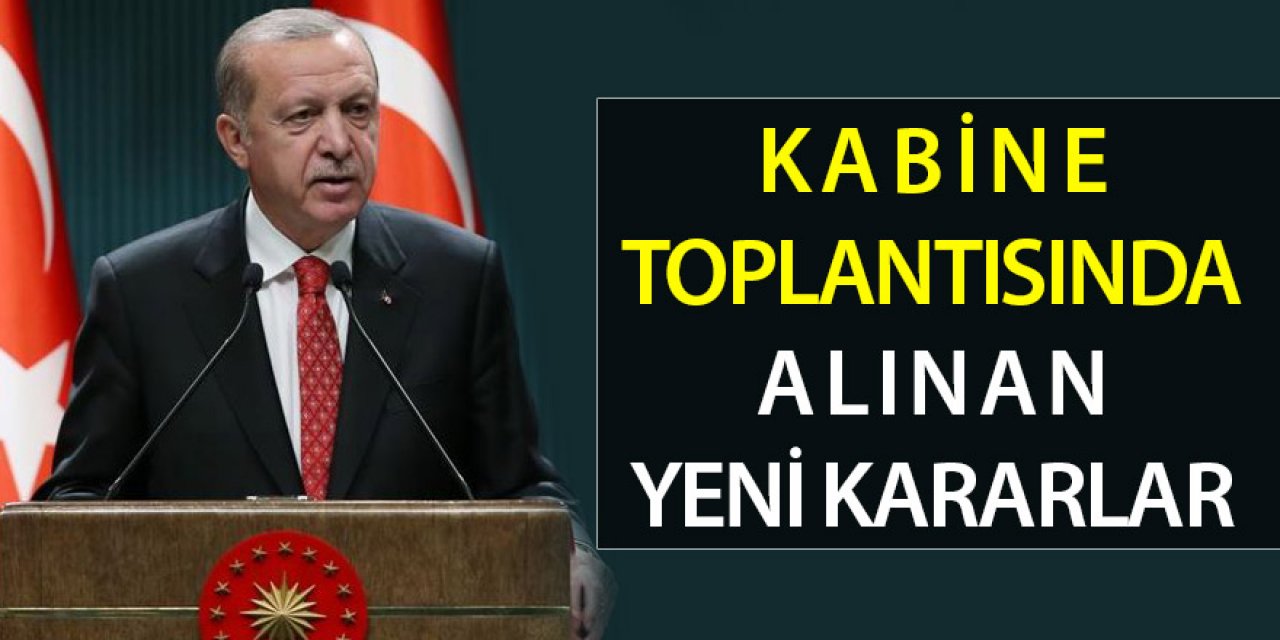 KABİNE TOPLANTISI SONRASI YAPILAN TÜM AÇIKLAMALAR ATAMA-OKULLARDA YÜZ YÜZE EĞİTİM