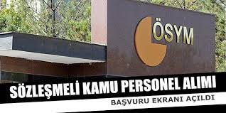 ÖLÇME, SEÇME VE YERLEŞTİRME MERKEZİ BAŞKANLIĞI SÖZLEŞMELİ PERSONEL ALIM DUYURUSU