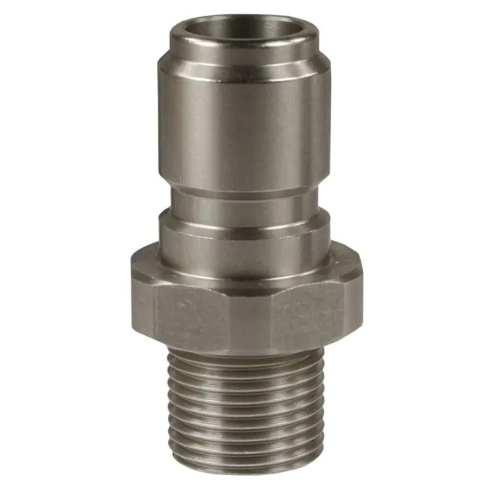 ST3100 QUICK COUPLING PLUG 3/8"M WITH 60° CONE