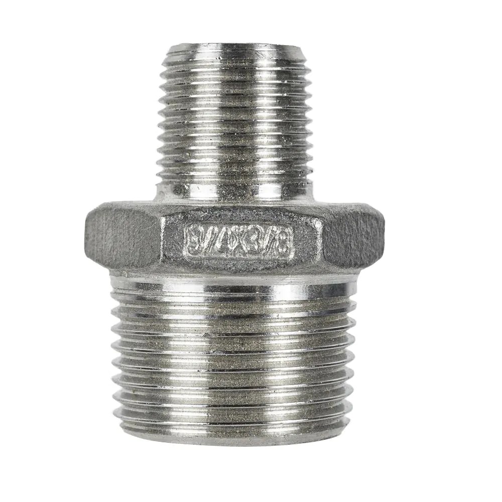150lb BSPT HEX NIPPLE ADAPTOR-3/8"M to 3/4"M