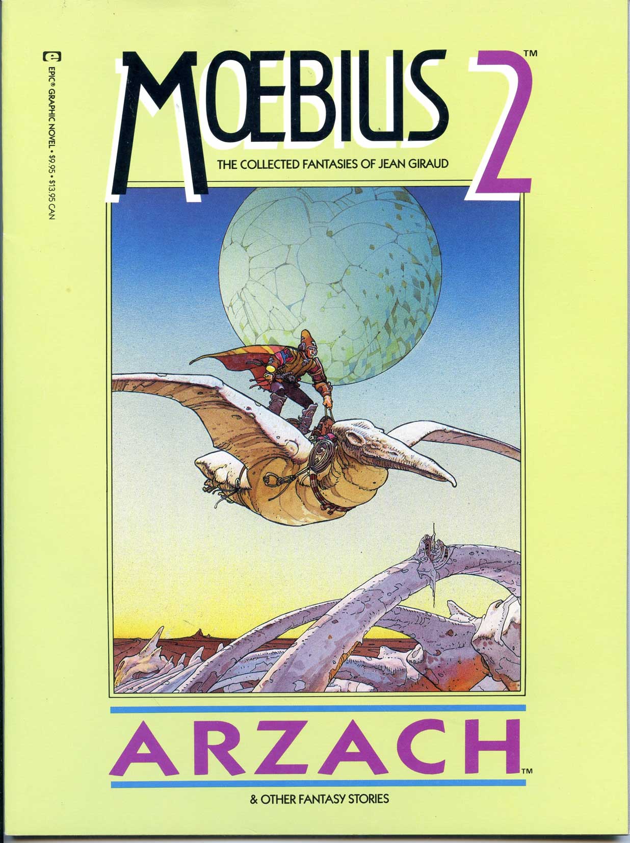 Moebius Comics 1 ＆ 2 Moebius 2 Arzach VF+ 129 – EHT Comics