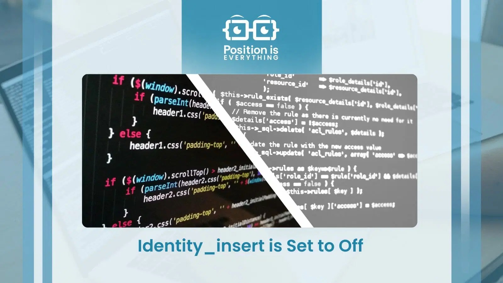 Visual Basic Sql Server Identity Insert Is Set To Off Error Stack - Best Landscape Pictures in Full HD