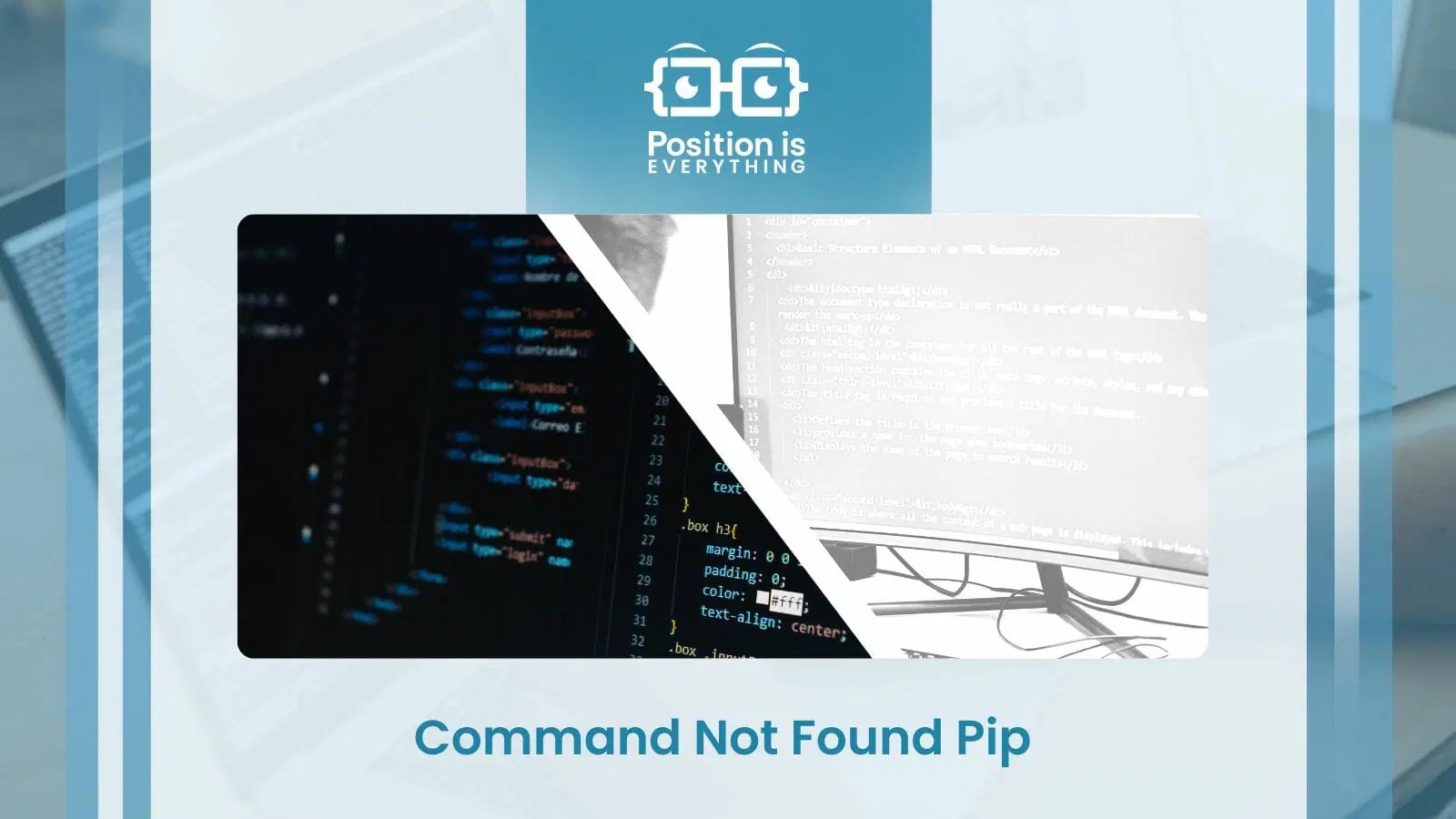 Command Not Found Pip Error Here S Why Your App Fails Position Is - Premium Colorful Image Gallery - Ultra HD